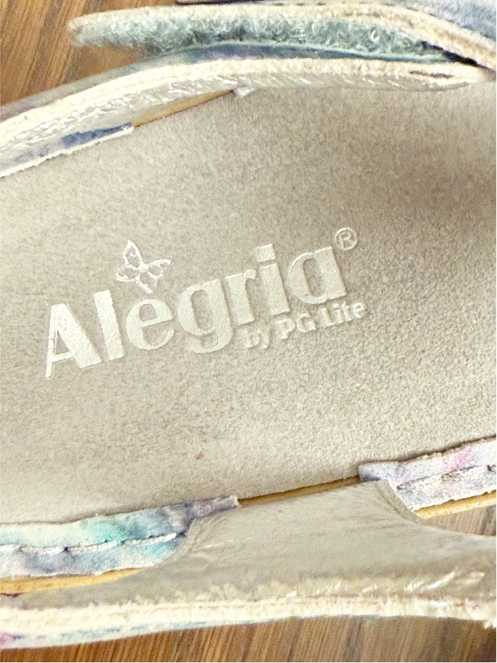 Alegria Leather Sandals with Adjustable Straps Kendra Impressionista size 7.5 - Picture 6 of 8